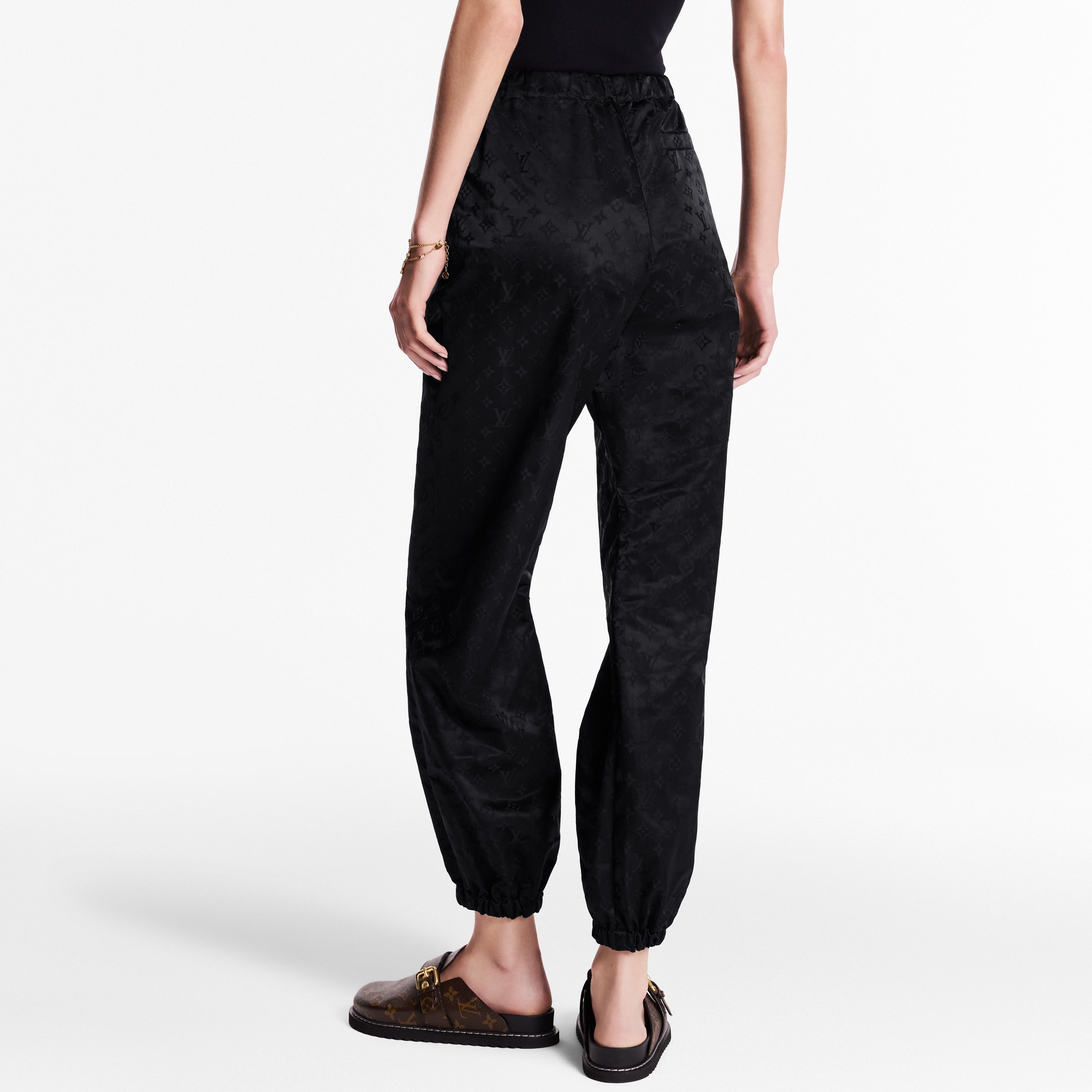 Louis Vuitton Black Wide Sweatpants 【公式通販】